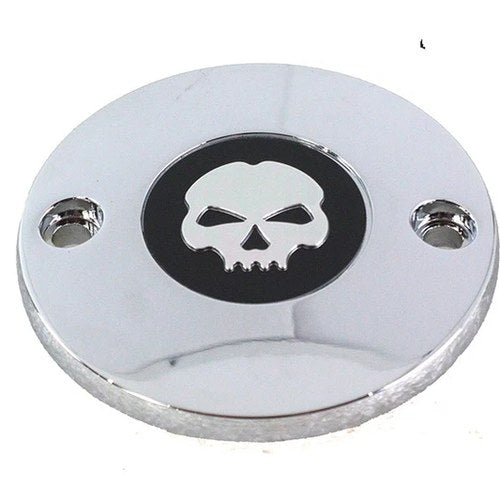 M8 Ignition System Cover Skull Chrome for Harley-Davidson