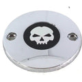 M8 Ignition System Cover Skull Chrome for Harley-Davidson