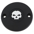 M8 Ignition System Cover Skull Black for Harley-Davidson