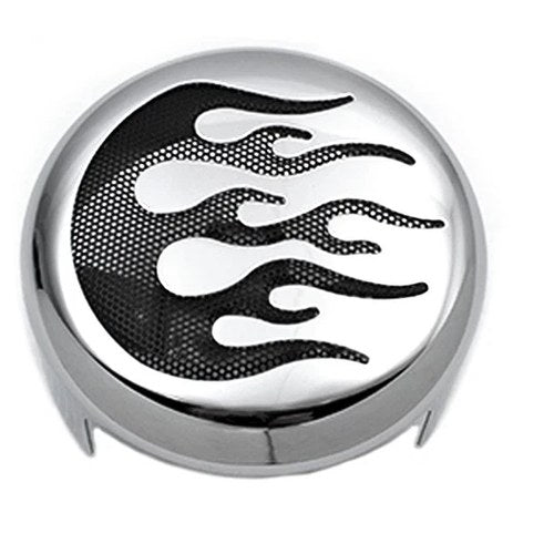 Flame Accent Horn Cover for Harley-Davidson