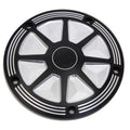 Black Contrast Derby Cover for Harley-Davidson