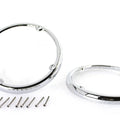 Chrome Rear Tour-Pak Speaker Trim Set for Harley-Davidson