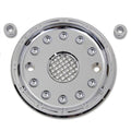 Outlaw Chrome Pulley Cover Kit for Harley-Davidson
