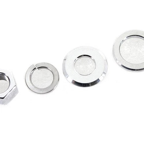 Zinc Rear Axle Nut Kit for Harley-Davidson