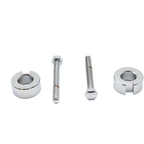 Chrome Rear Axle Adjuster Kit for Harley-Davidson