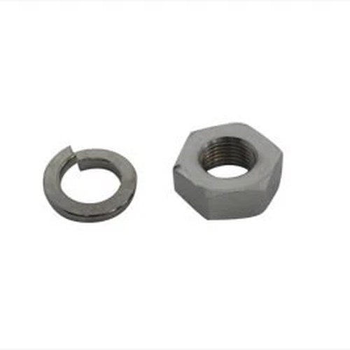 Chrome Hex Nut and Lock Washer Set for Harley-Davidson