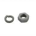Chrome Hex Nut and Lock Washer Set for Harley-Davidson
