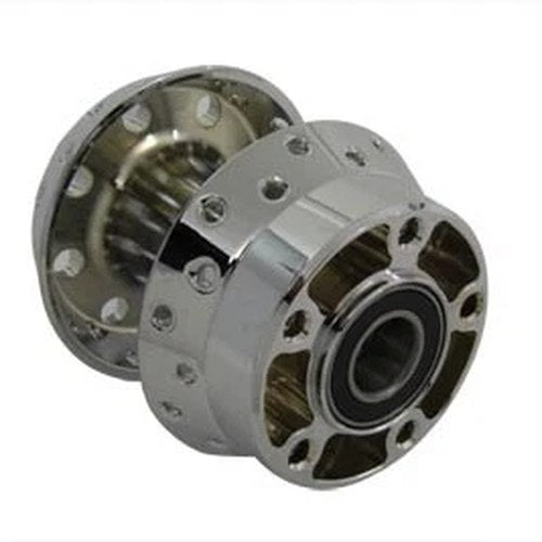 Chrome Front Wheel Hub 1 inch Bearings for Harley-Davidson