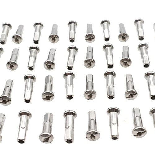 Spoke 40 Piece Chrome Nipple Set for Harley-Davidson