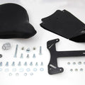 Black Leather Solo Seat and Mount Kit for Harley-Davidson