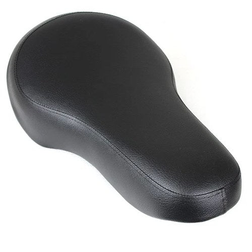 Black Naugahyde Dresser Style Buddy Seat for Harley-Davidson