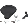 Black Leather Velo Racer Solo Seat Kit for Harley-Davidson