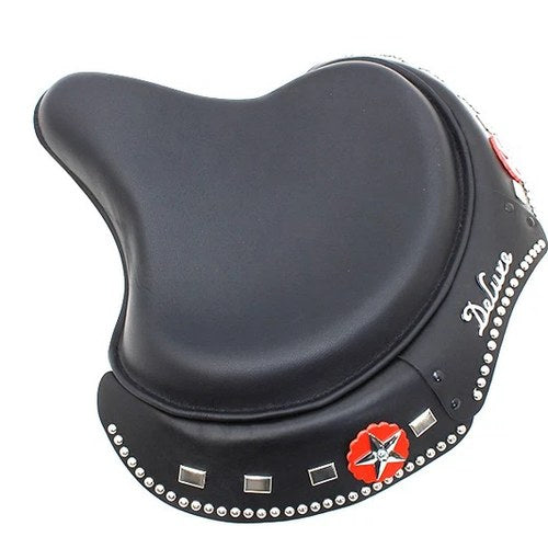 Corbin Gentry Black Leather Solo Seat for Harley-Davidson