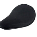 Black Suede Solo Seat Small Pan for Harley-Davidson