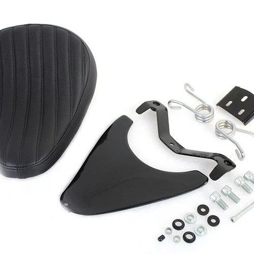 Spring Mount Bates Tuck and Roll Solo Seat Kit for Harley-Davidson