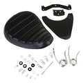 Spring Mount Bates Tuck and Roll Solo Saddle Seat Kit for Harley-Davidson