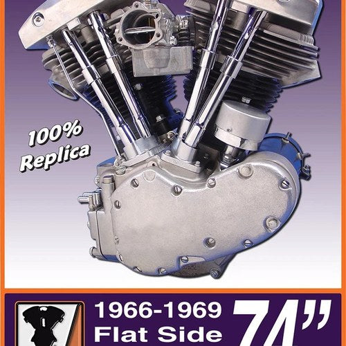 Flatside Shovelhead Engine Plaque Sign for Harley-Davidson