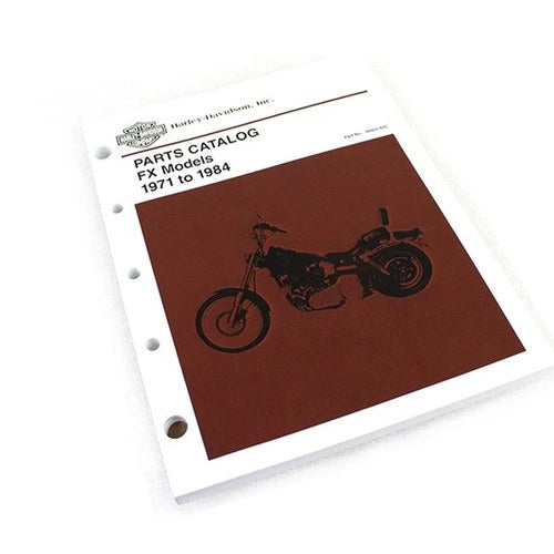 OE 1971-1984 FX Parts Manual for Harley-Davidson