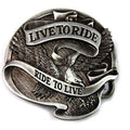 Live to Ride 75 Anniversary Belt Buckle for Harley-Davidson