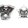 Skull Lapel Pin Set for Harley-Davidson