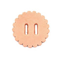 Natural Leather Concho Rosette 2 inch for Harley-Davidson