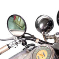 Spring Fork Black 5 inch Mirror for Harley-Davidson