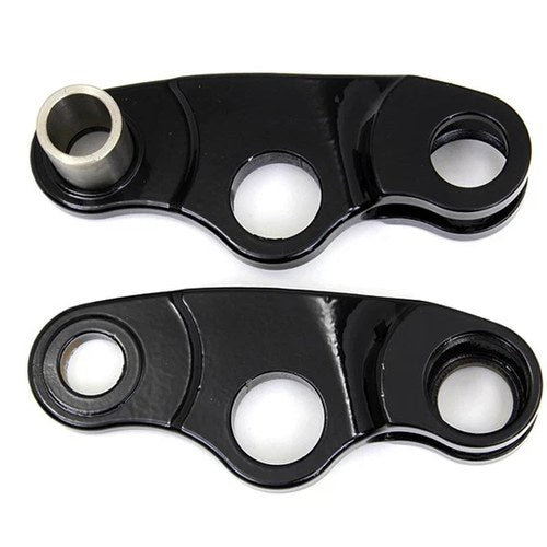 Black Spring Fork Rocker Set for Harley-Davidson