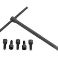 Wheel Lug Bolt and Wrench Kit Parkerized for Harley-Davidson