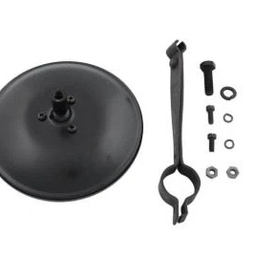 Replica 5 inch Round Mirror Black for Harley-Davidson