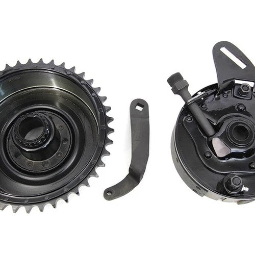 45 inch Rear Brake Drum and Backing Plate Assembly for Harley-Davidson