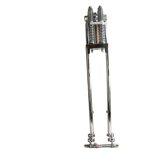D+D Narrow Spring Fork Assembly Chrome 27 inch for Harley-Davidson