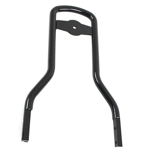 14-1/2 inch Mini Medallion Style Sissy Bar Upright Black for Harley-Davidson