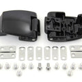 Black Tour-Pak Luggage Hinge Kit for Harley-Davidson