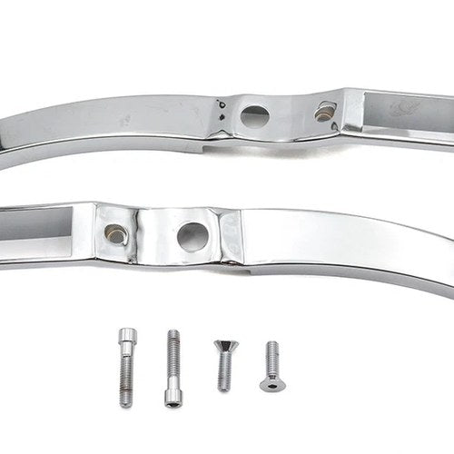 Rear Fender Strut Cover Set Chrome for Harley-Davidson