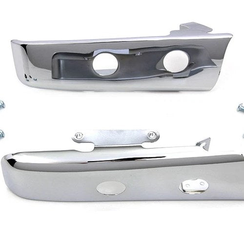 Chrome Slotted Saddlebag Filler Strip Kit for Harley-Davidson