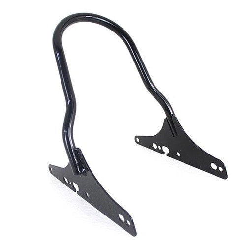 10-1/4 inch Low Profile One Piece Sissy Bar Black for Harley-Davidson