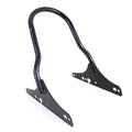 10-1/4 inch Low Profile One Piece Sissy Bar Black for Harley-Davidson