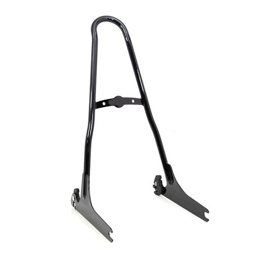 One Piece Sissy Bar Black for Harley-Davidson