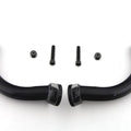 Black Saddlebag Guard Eliminator Brackets for Harley-Davidson