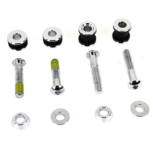 Detachable Docking Hardware Kit Chrome for Harley-Davidson