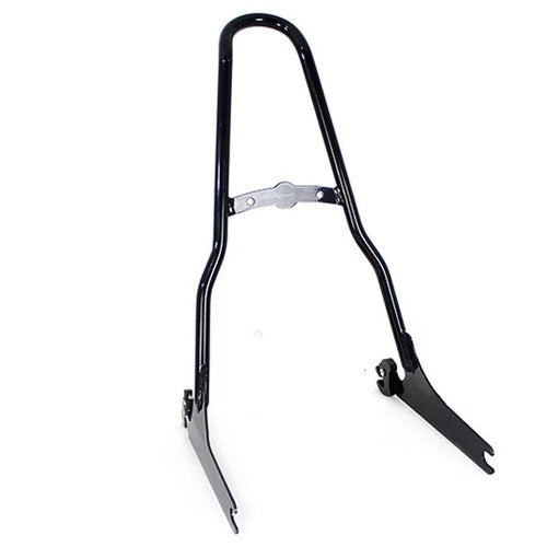 One Piece Sissy Bar Black for Harley-Davidson