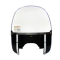 Beaded Windshield Black Lower for Harley-Davidson