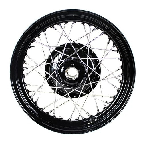 45 inch WL 16 inch x 3.00 inch Front Wheel Assembly Black for Harley-Davidson
