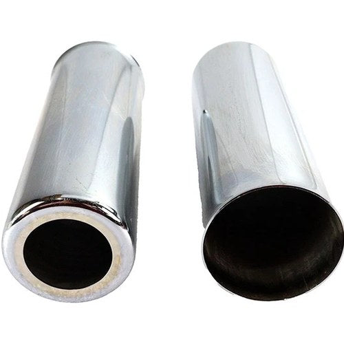Chrome 8 inch Shock Spring Cover Set for Harley-Davidson