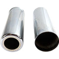 Chrome 8 inch Shock Spring Cover Set for Harley-Davidson