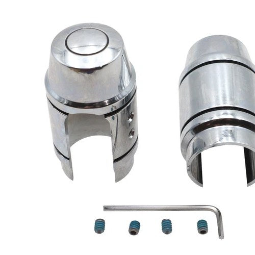 Shock Stud Cover Upper Chrome for Harley-Davidson