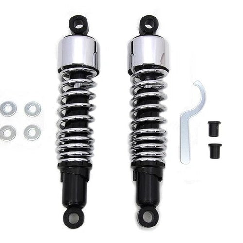 12-1/2 inch Flt Shock Set Chrome for Harley-Davidson