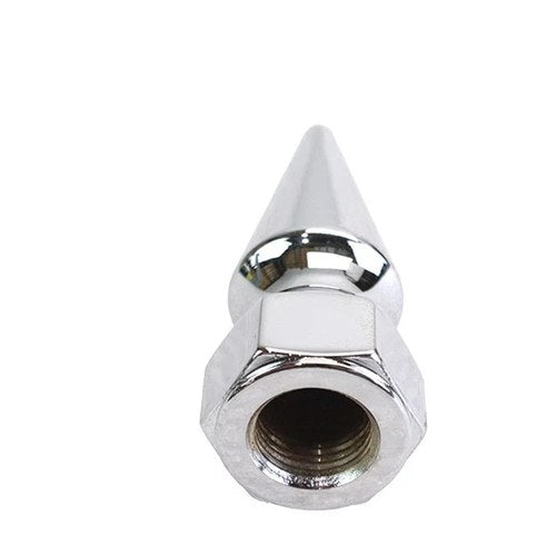Chrome Pike Nut Fine 5/8 inch-18 Thread for Harley-Davidson