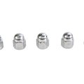 Chrome Acorn Nut Fine 1/4 inch-28 Thread for Harley-Davidson
