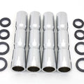 Chrome Lower Pushrod Cover Set for Harley-Davidson